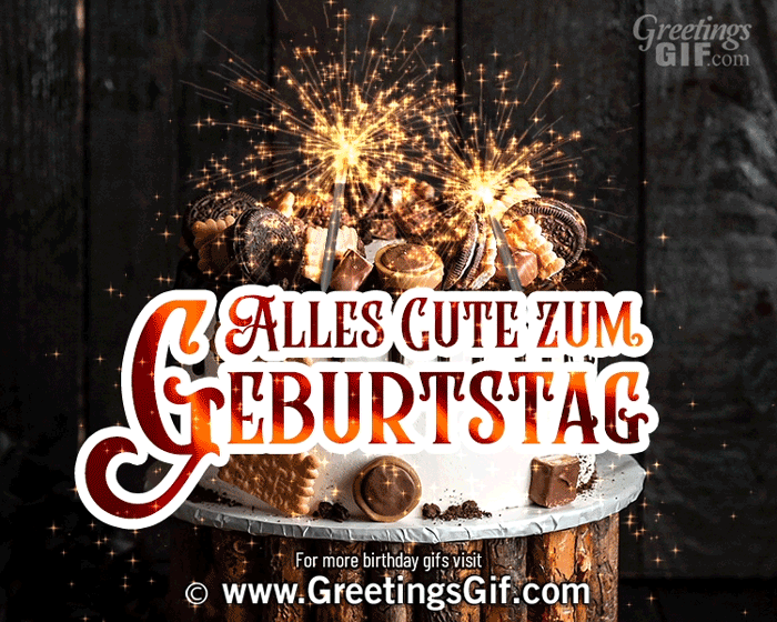 Alles Gute Zum Geburtstag | GreetingsGif.com for Animated Gifs